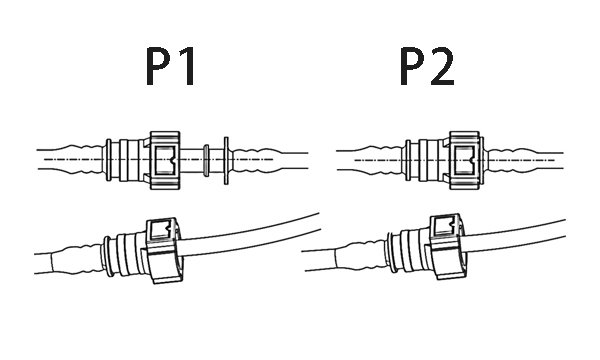 quick connector connecting